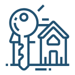 Illustration clef et maison